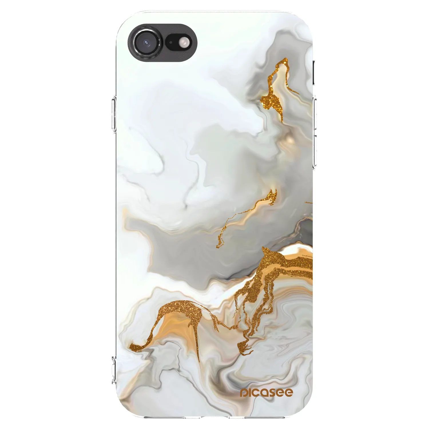 Picasee silikonowe przeźroczyste etui na Apple iPhone 7 - Her