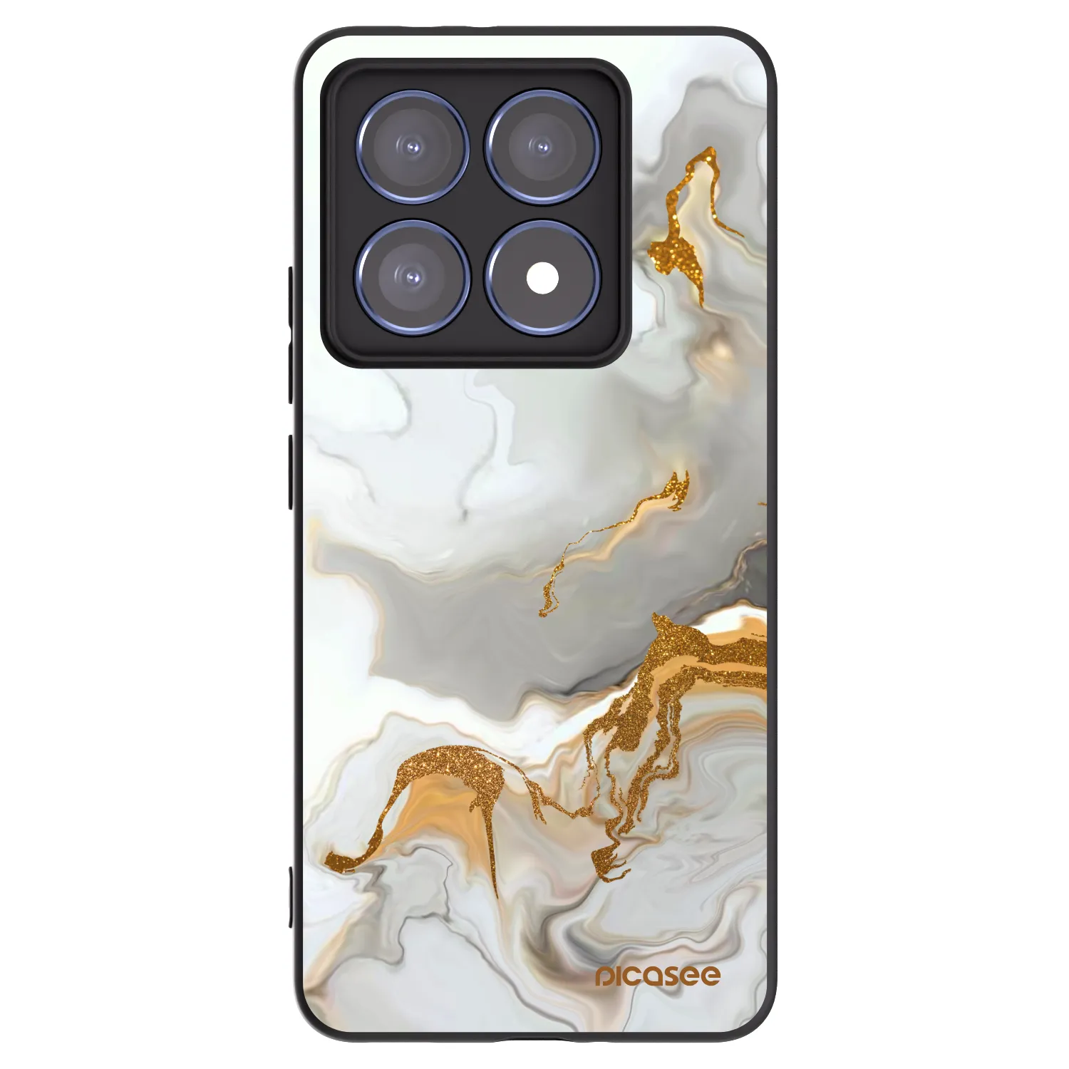 Picasee silikonowe czarne etui na Xiaomi 14T Pro - Her