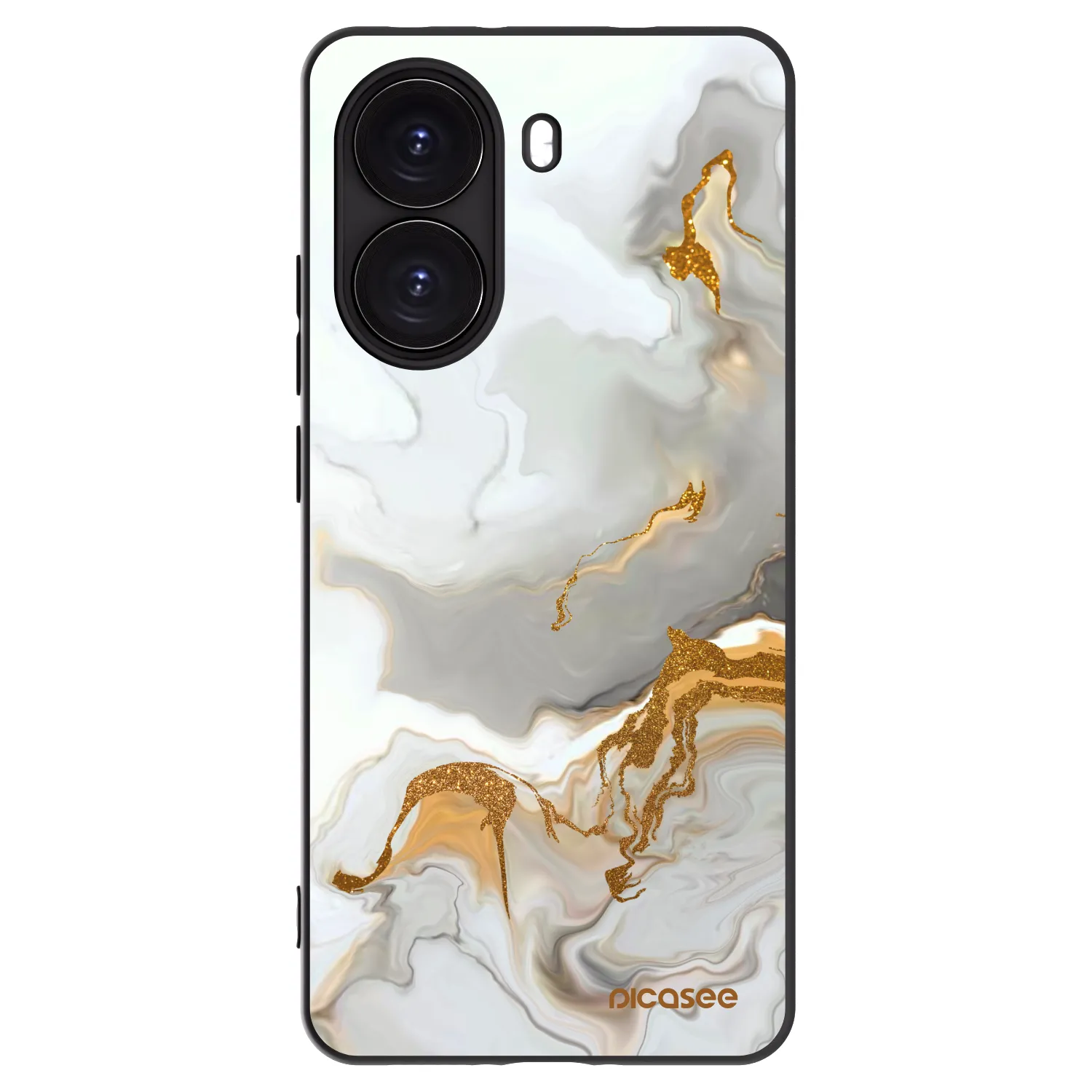 Picasee silikonowe czarne etui na Xiaomi Poco X7 Pro 5G - Her