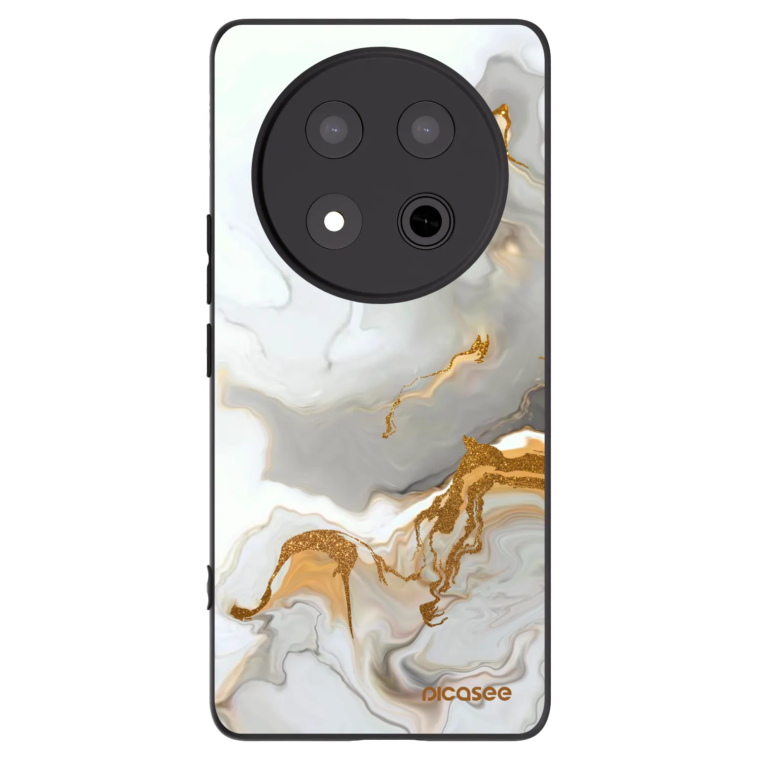 Picasee silikonowe czarne etui na Honor Magic7 Lite 5G - Her