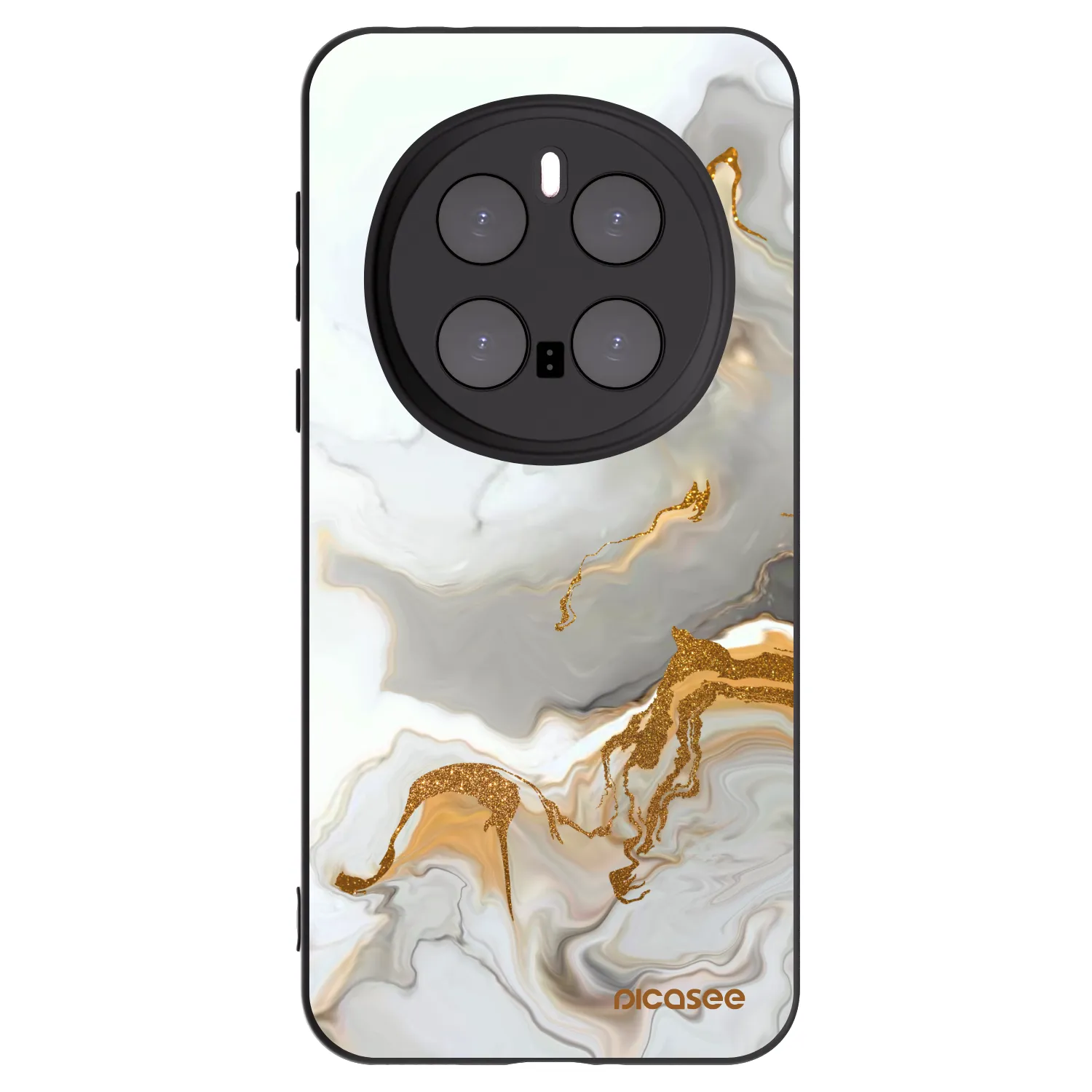 Picasee silikonowe czarne etui na Honor Magic7 Pro 5G - Her