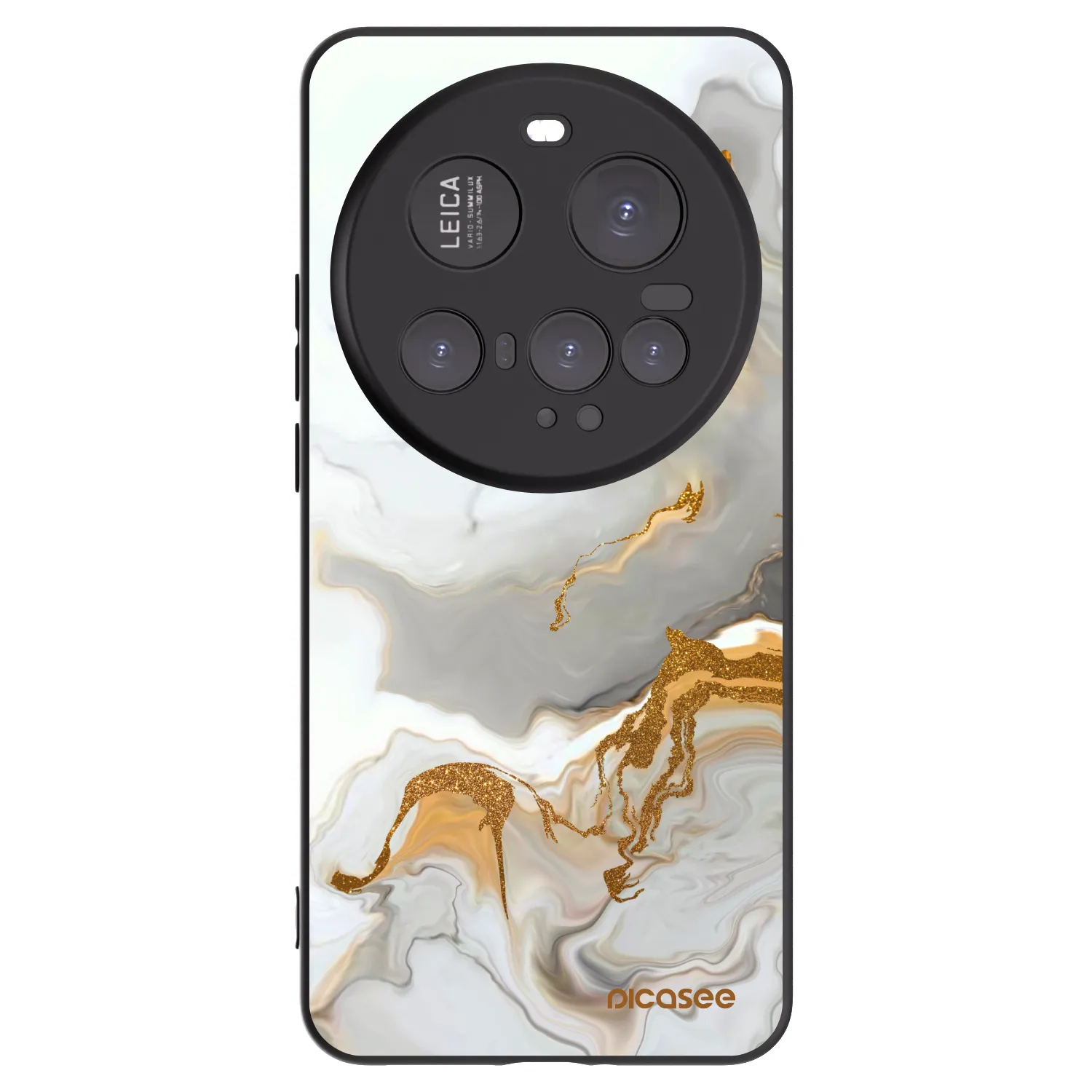 Picasee silikonowe czarne etui na Xiaomi 15 Ultra - Her
