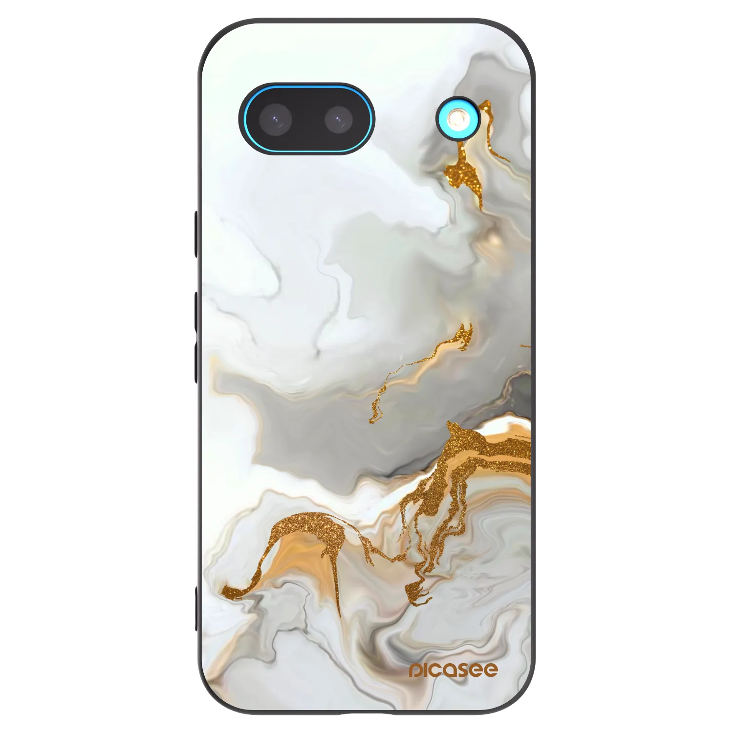 Picasee silikonowe czarne etui na Google Pixel 8a - Her