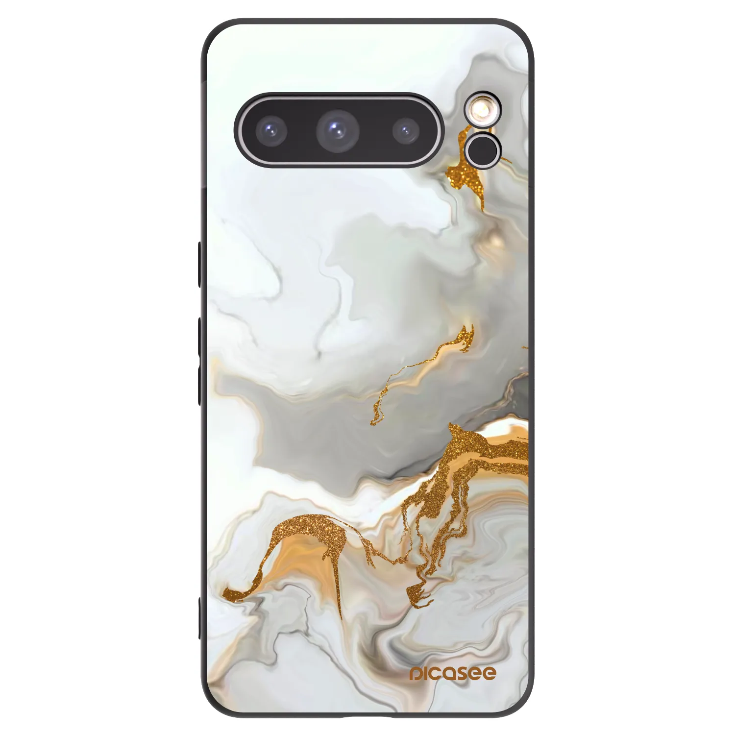 Picasee silikonowe czarne etui na Google Pixel 8 Pro - Her
