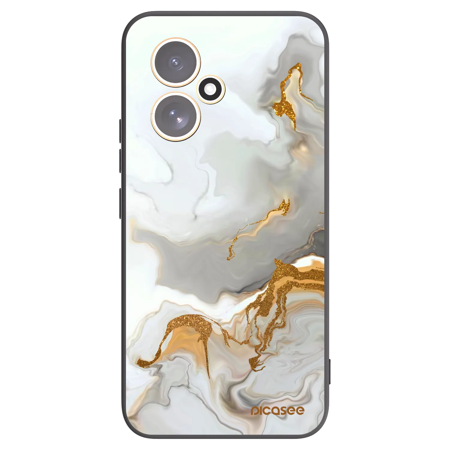 Picasee silikonowe czarne etui na Honor 400 5G - Her