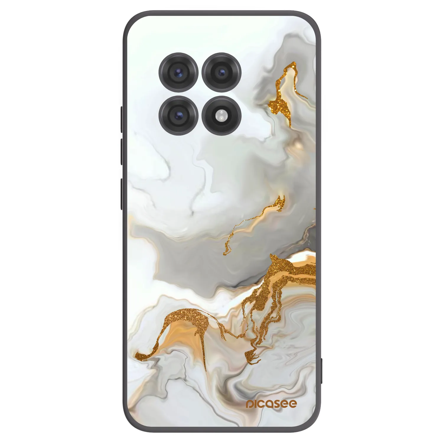 Picasee silikonowe czarne etui na OnePlus 13R 5G - Her