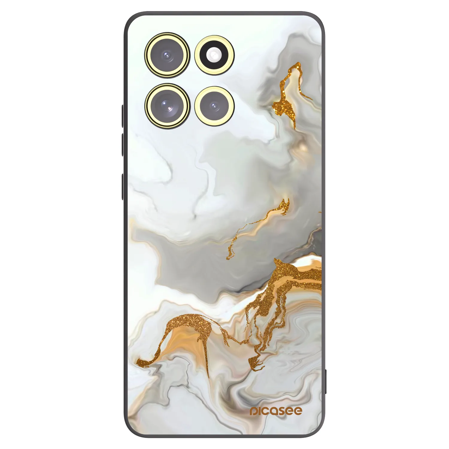 Picasee silikonowe czarne etui na Motorola Moto G86 5G - Her