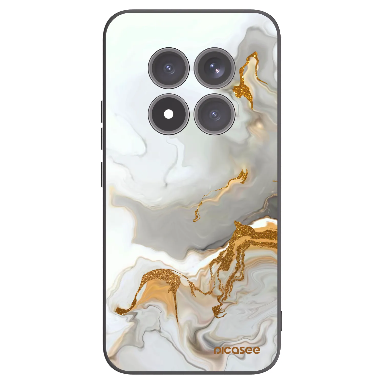 Picasee silikonowe czarne etui na Xiaomi Redmi Note 15 Pro+ - Her