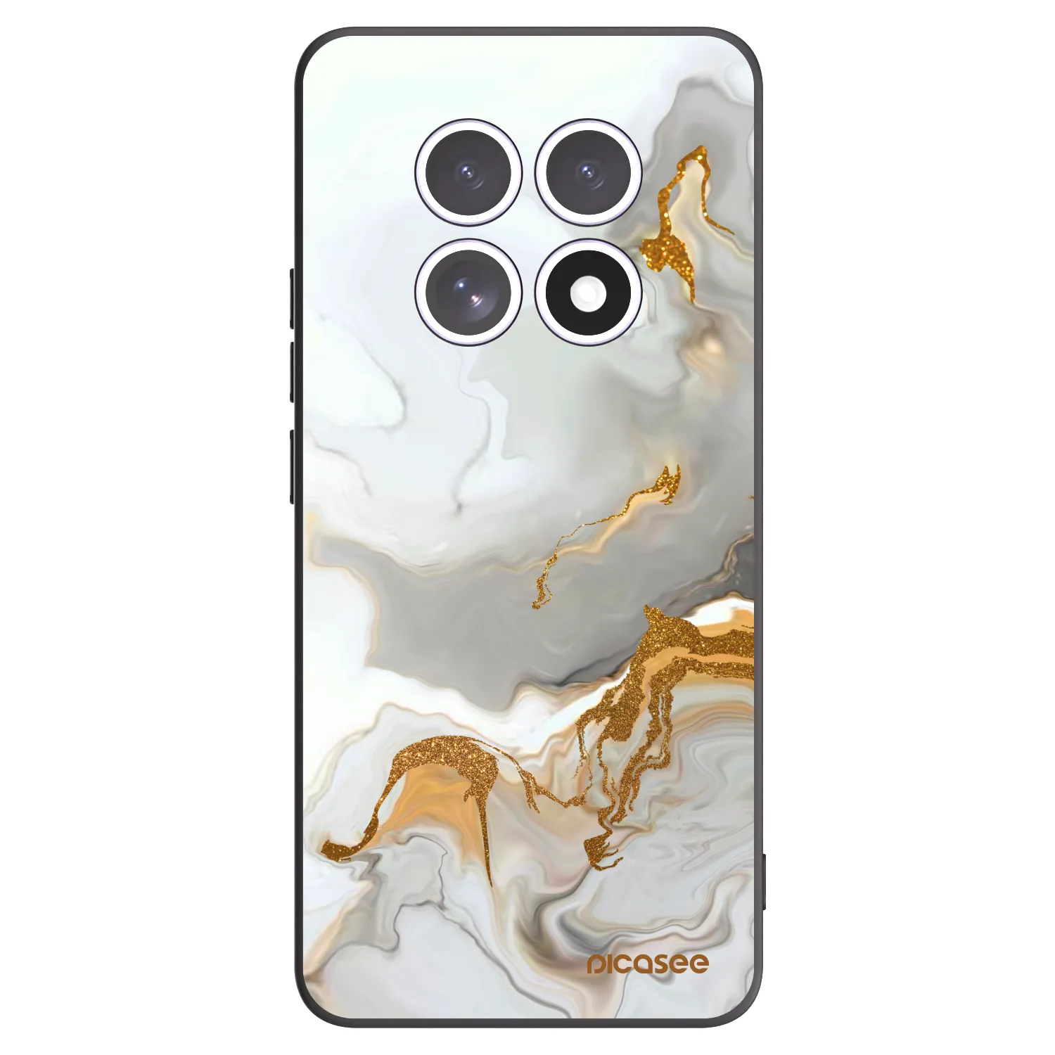 Picasee silikonowe czarne etui na Xiaomi Redmi Note 15 4G - Her