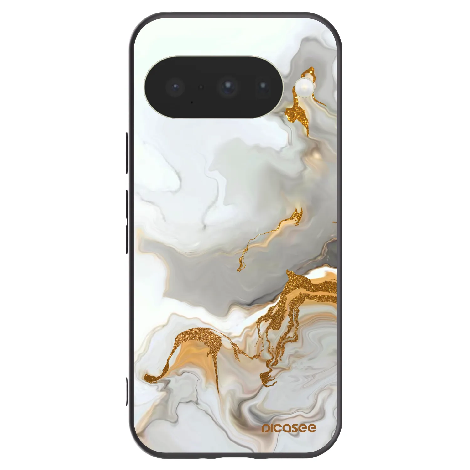 Picasee silikonowe czarne etui na Google Pixel 10 - Her