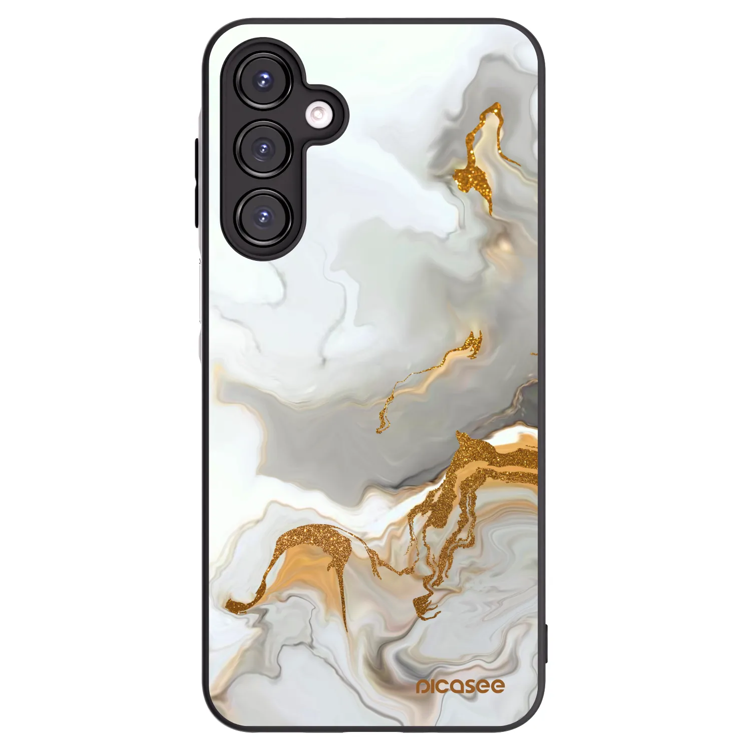 Picasee silikonowe czarne etui na Samsung Galaxy A16 4G - Her