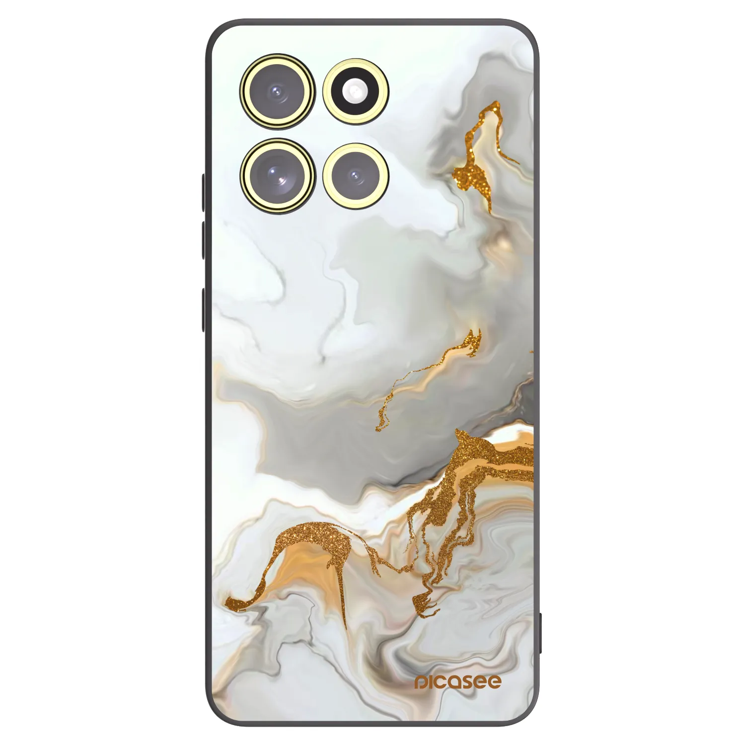 Picasee silikonowe czarne etui na Motorola Moto G86 Power 5G - Her