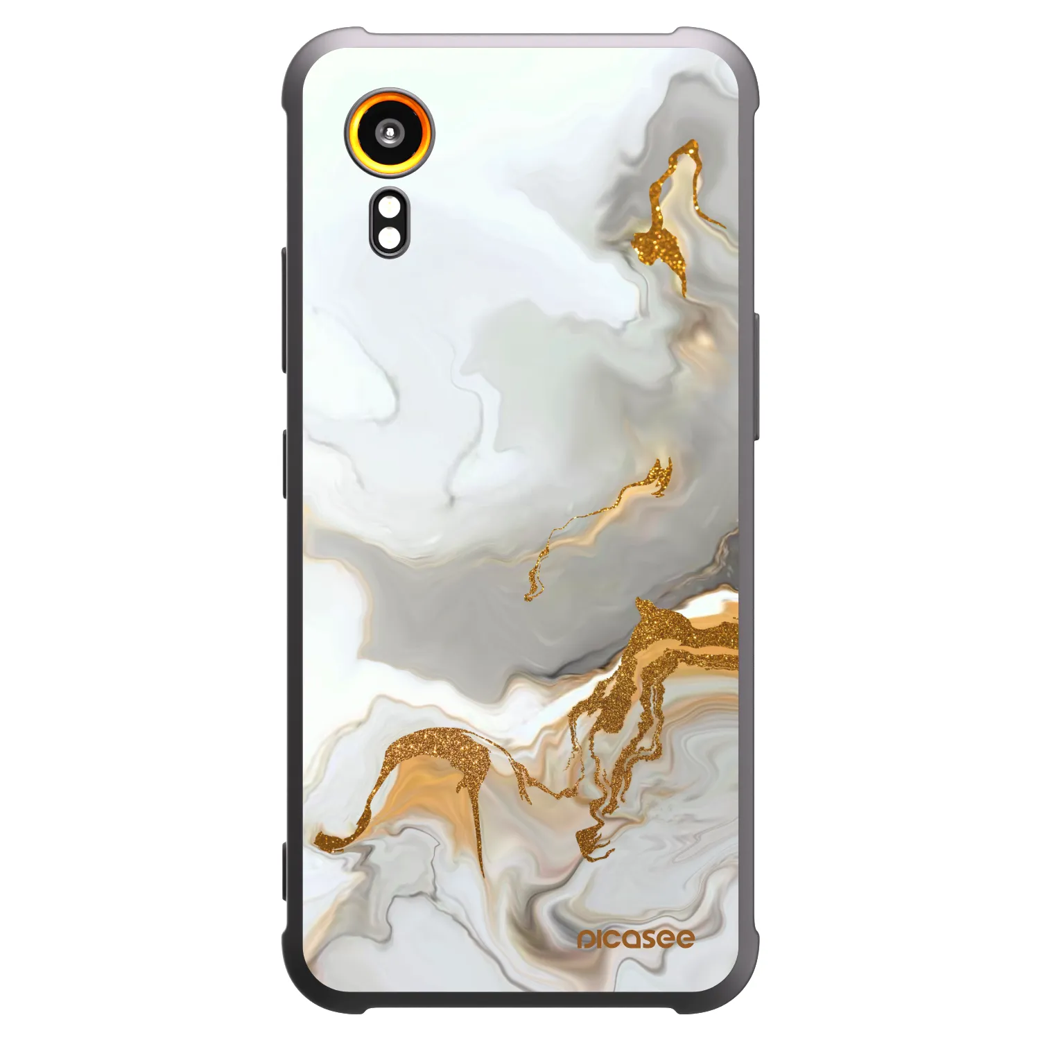 Picasee silikonowe czarne etui na Samsung Galaxy Xcover 7 - Her