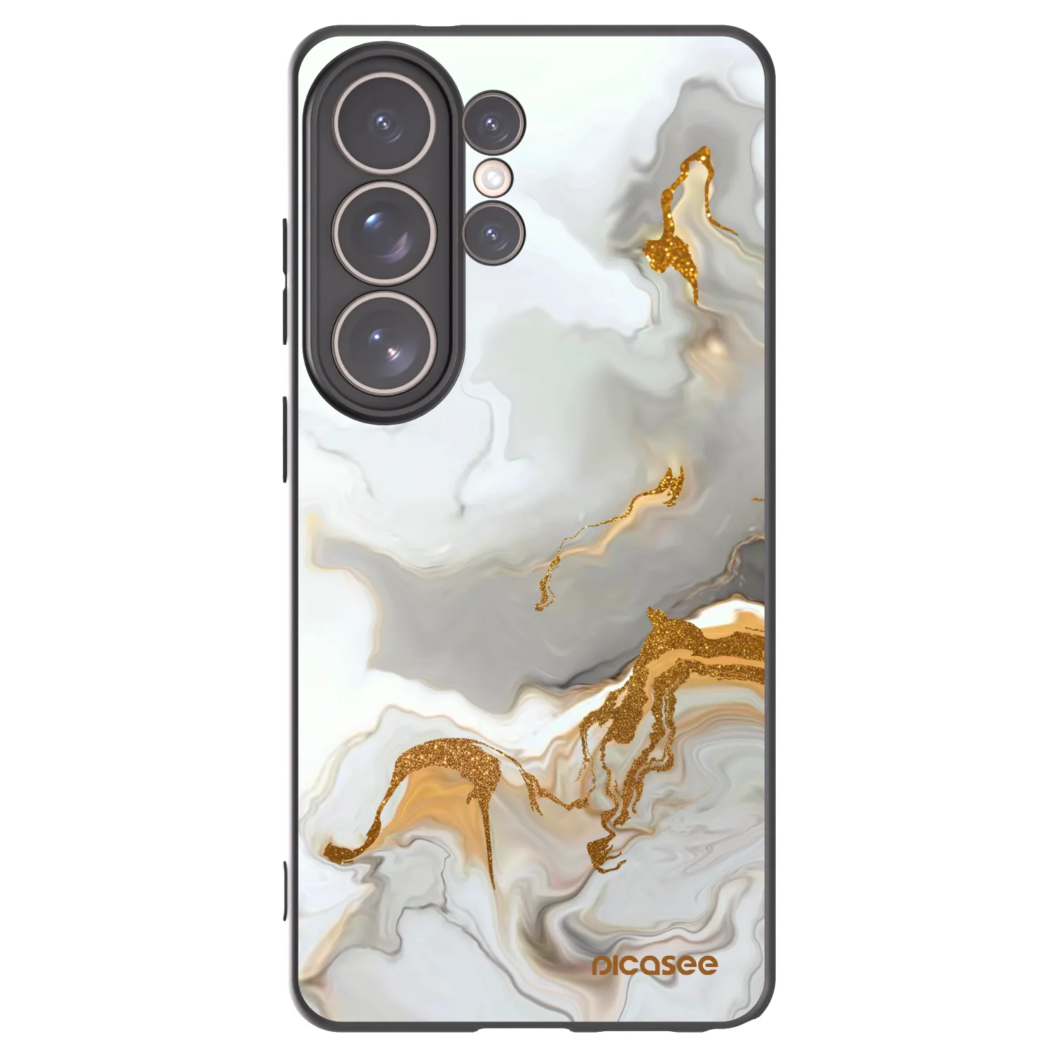 Picasee silikonowe czarne etui na Samsung Galaxy S26 Ultra - Her