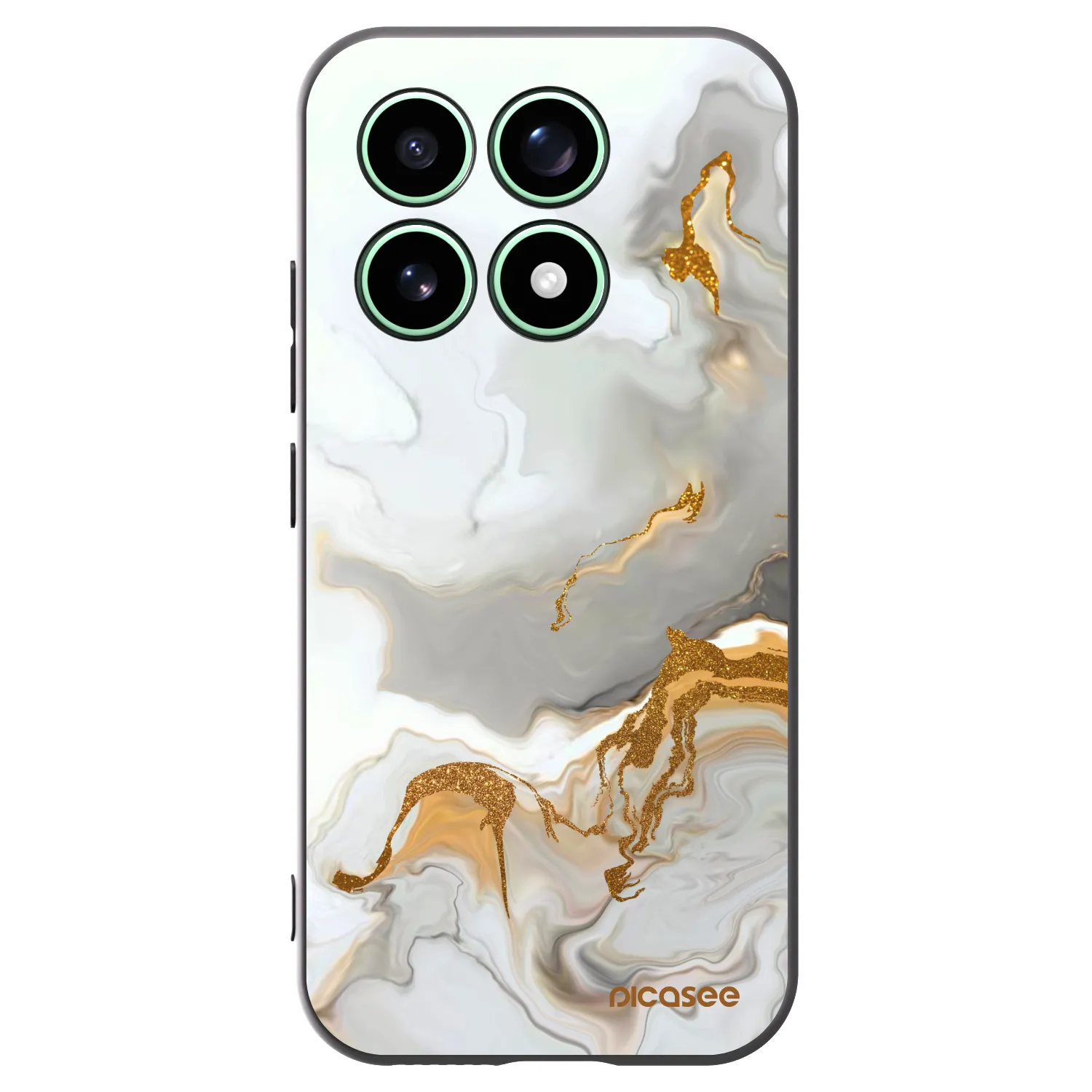 Picasee silikonowe czarne etui na Xiaomi 17 - Her