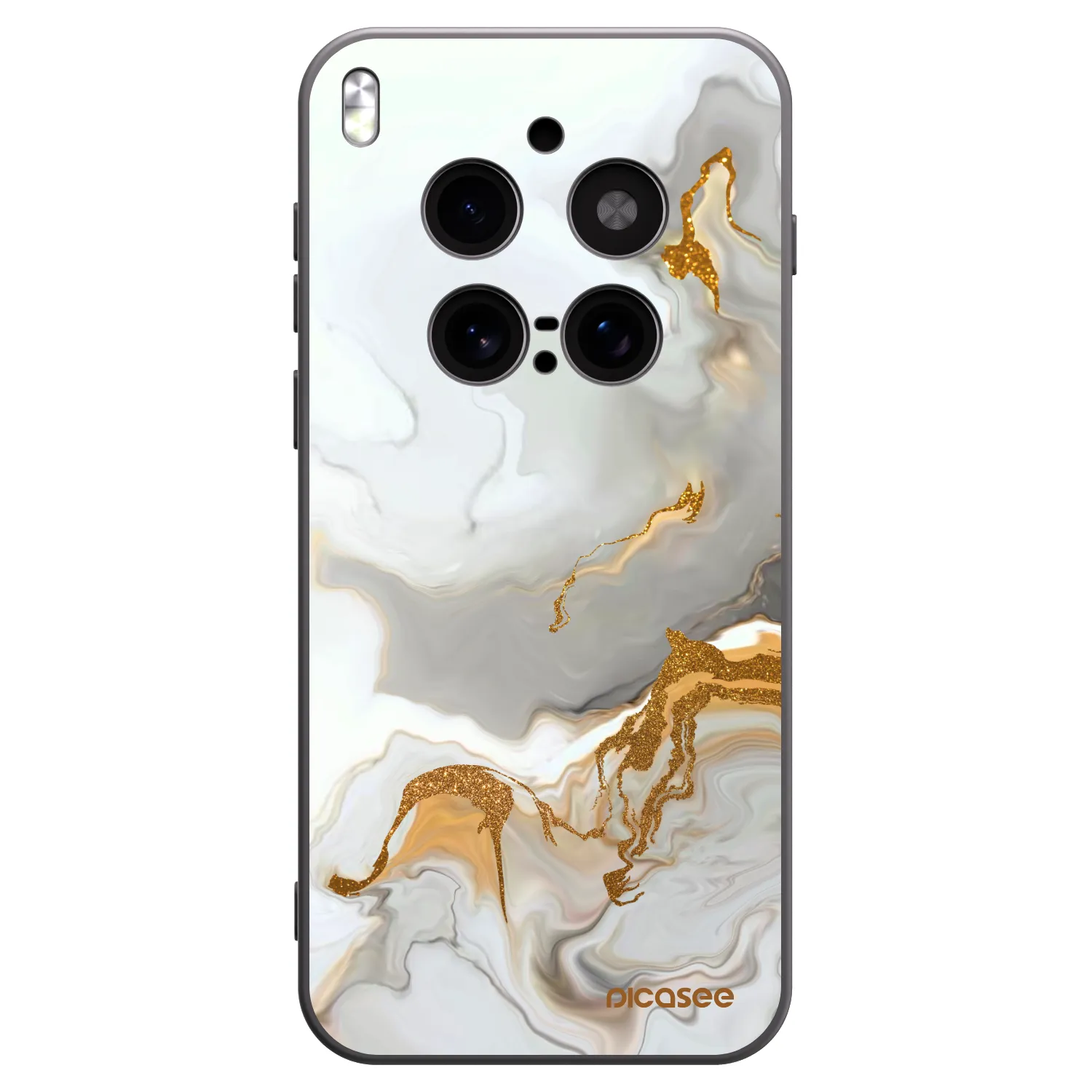 Picasee silikonowe czarne etui na Vivo X300 Pro - Her