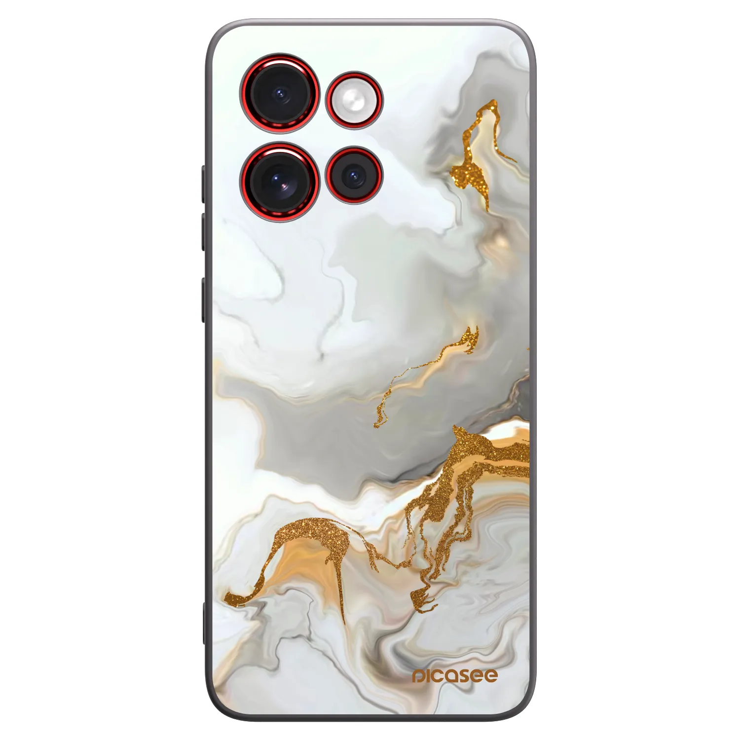 Picasee silikonowe czarne etui na Motorola Edge 60 Neo 5G - Her