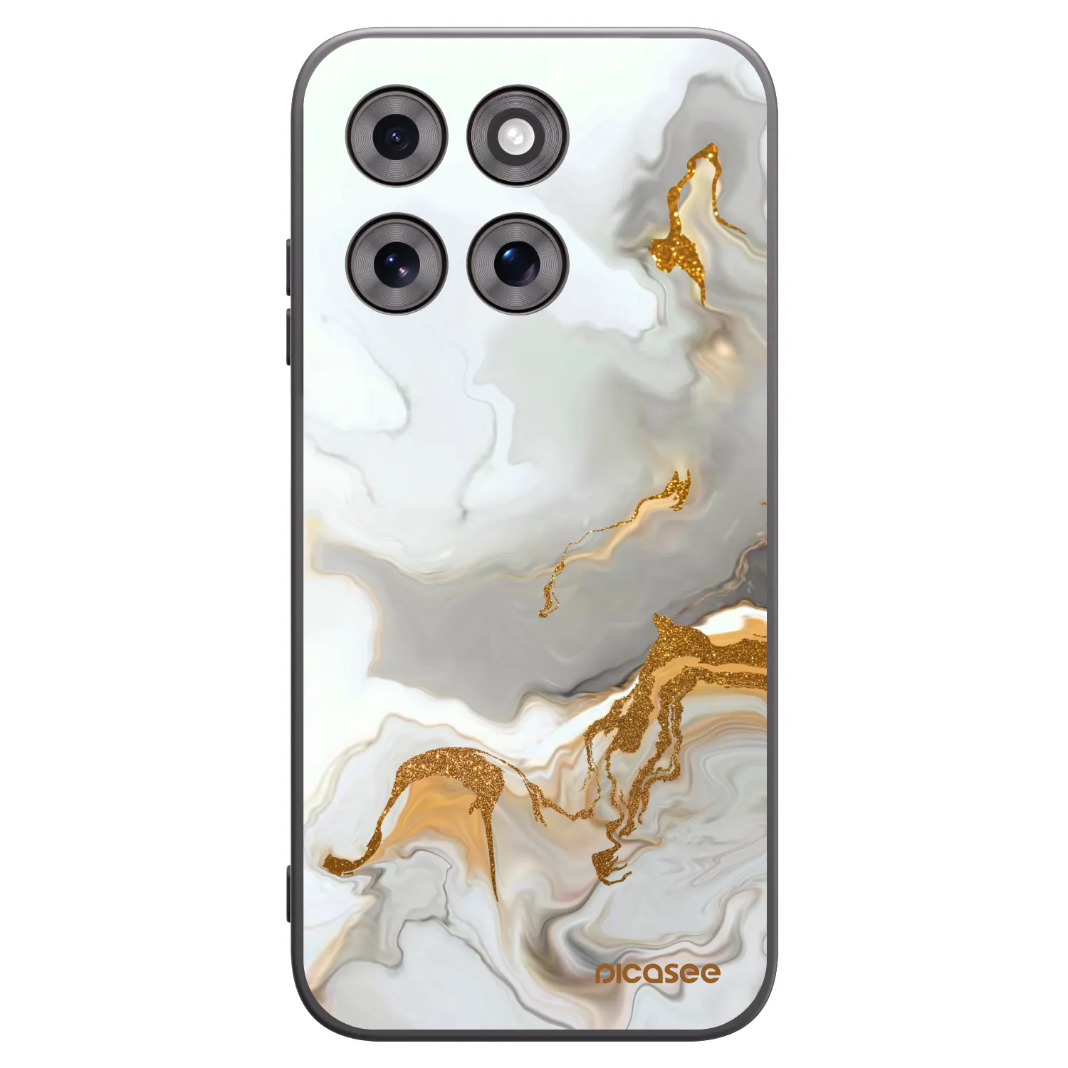 Picasee silikonowe czarne etui na Motorola Moto G77 - Her