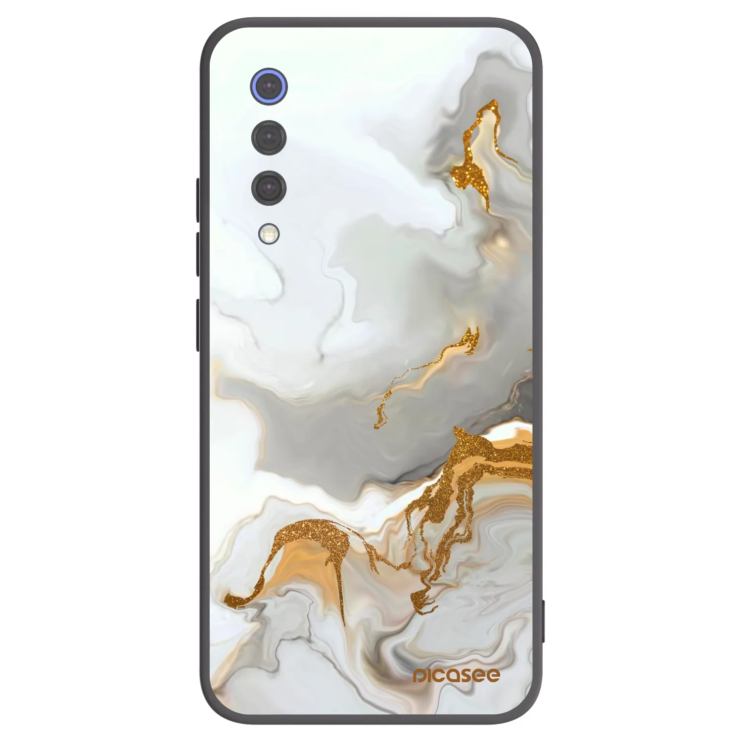Picasee silikonowe czarne etui na Xiaomi Mi 9 SE - Her