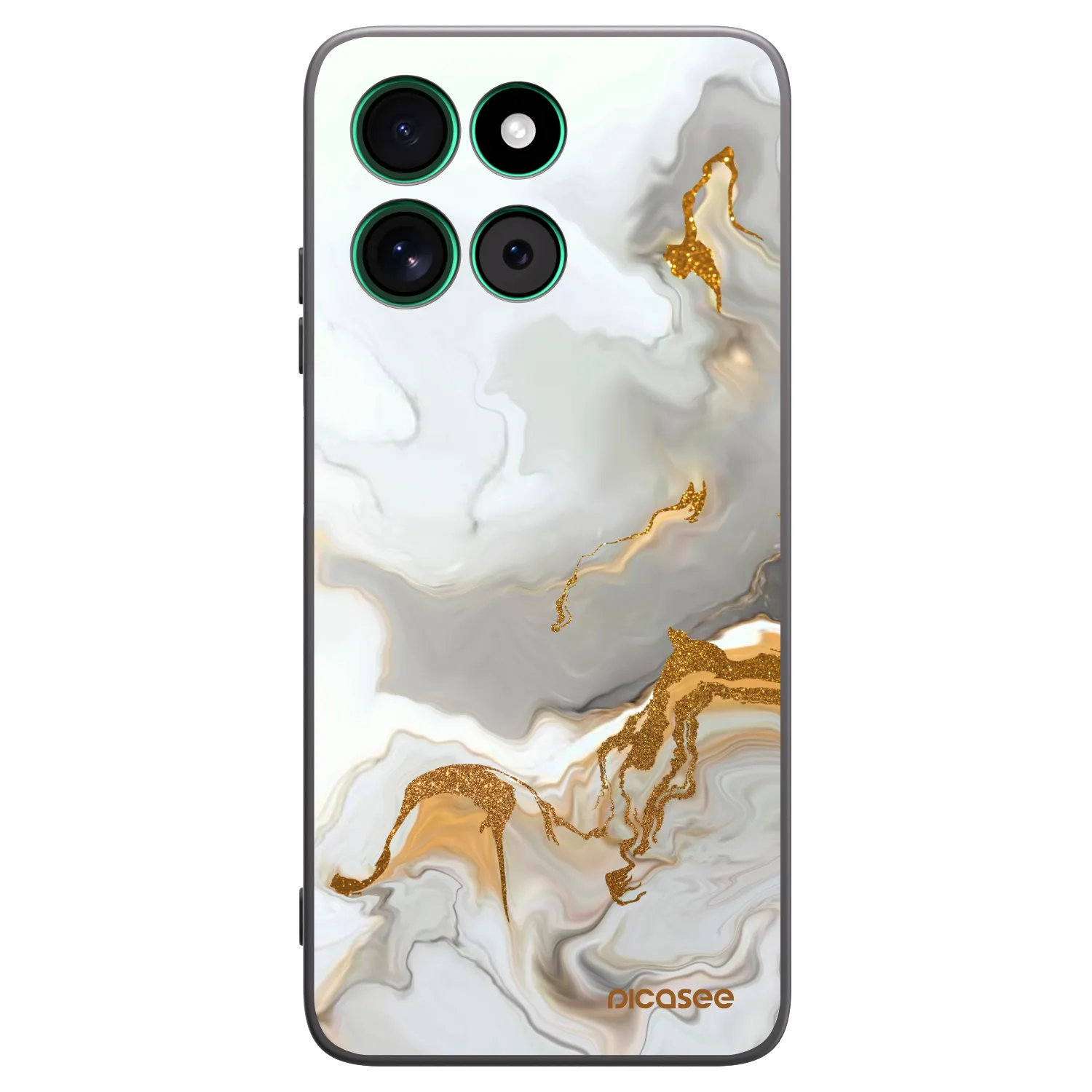 Picasee silikonowe czarne etui na Motorola Moto G57 Power - Her