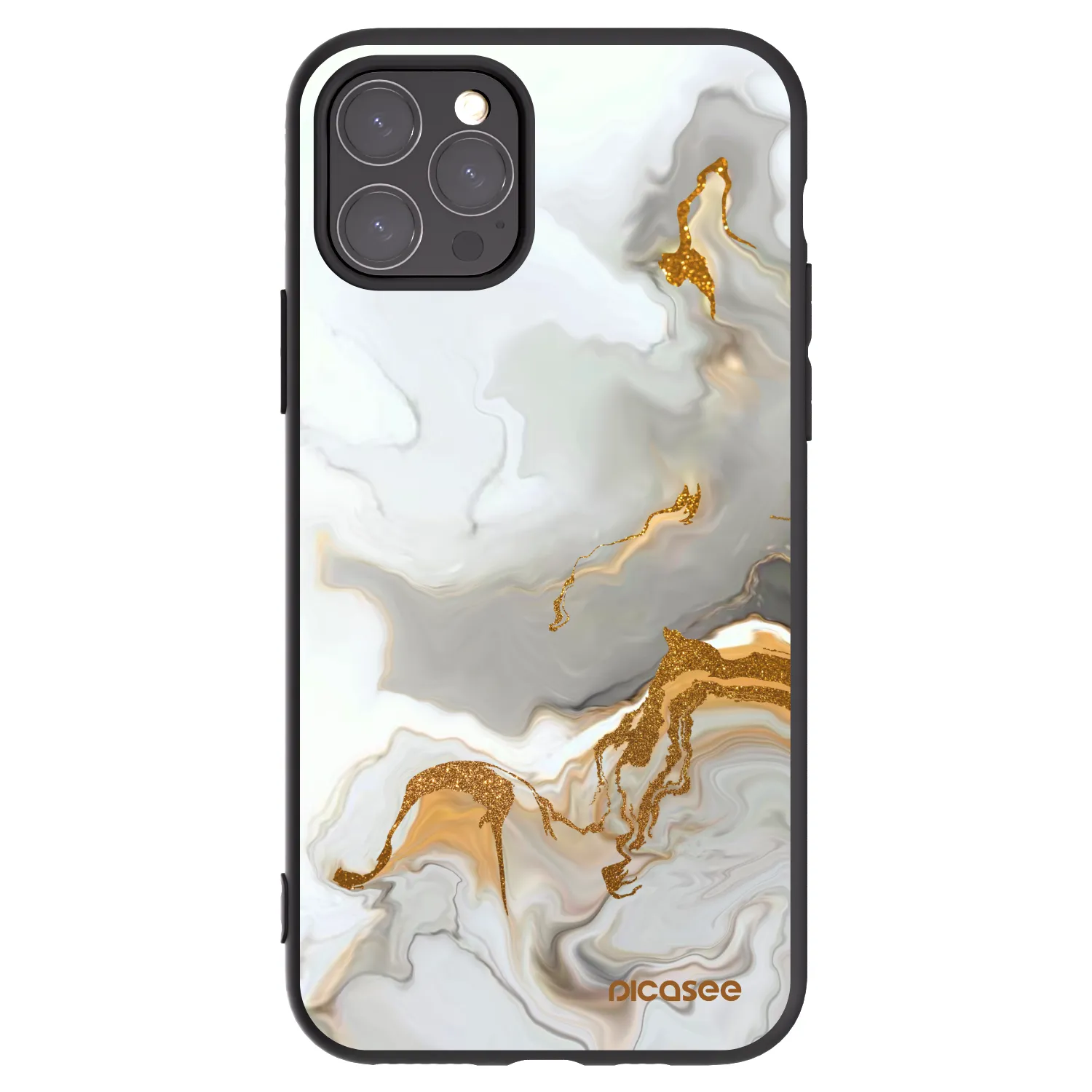 Picasee silikonowe czarne etui na Apple iPhone 11 Pro - Her