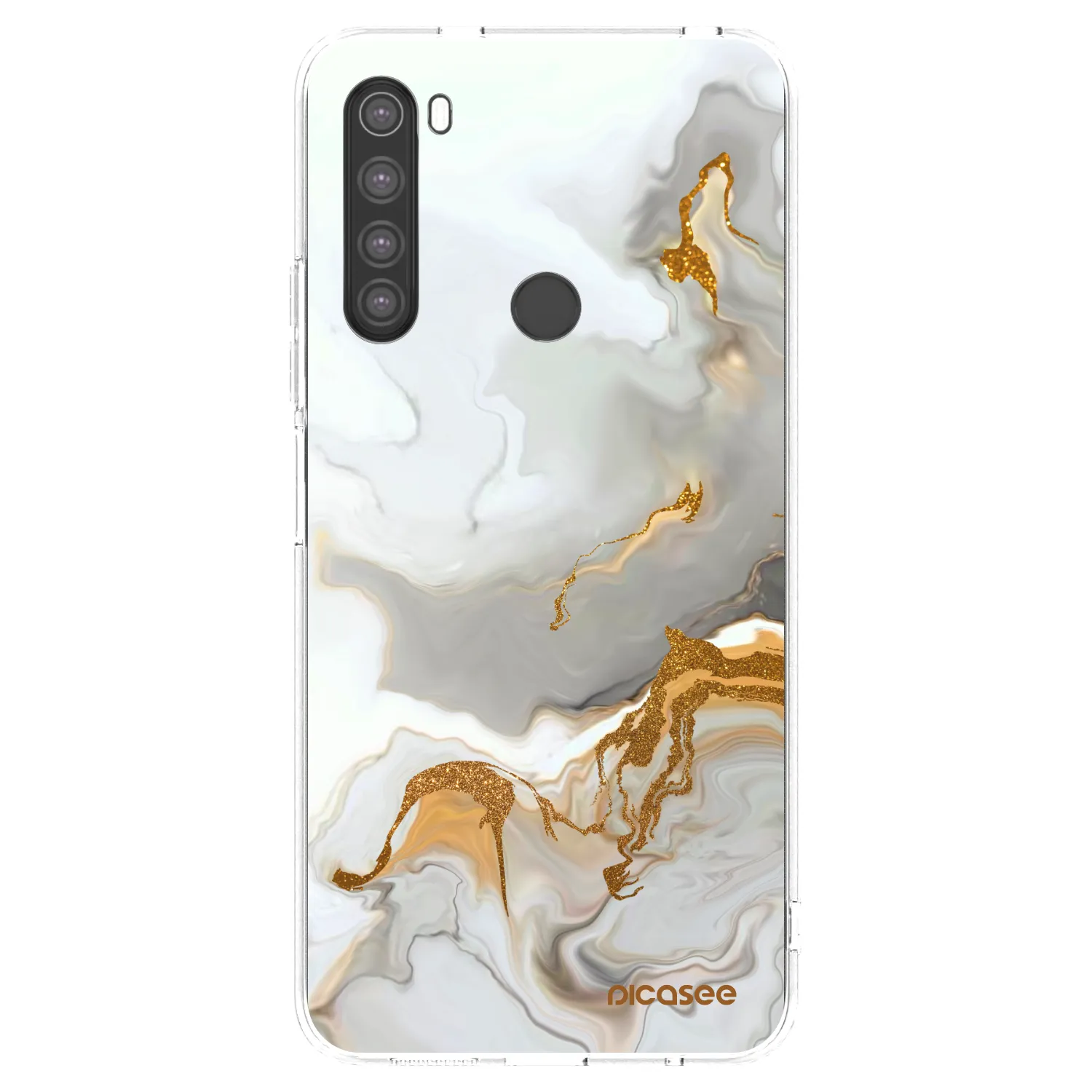 Picasee silikonowe przeźroczyste etui na Xiaomi Redmi Note 8 - Her