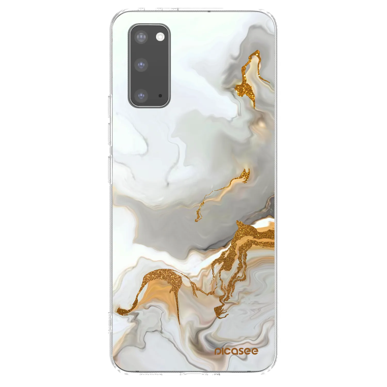 Picasee silikonowe przeźroczyste etui na Samsung Galaxy S20 G980F - Her