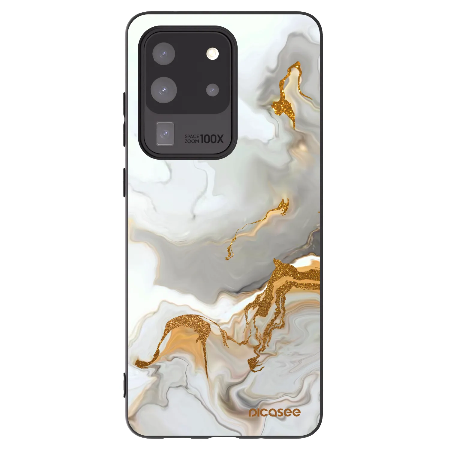 Picasee silikonowe czarne etui na Samsung Galaxy S20 Ultra 5G G988F - Her