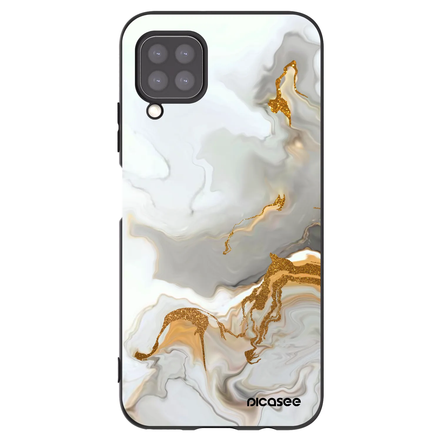 Picasee silikonowe czarne etui na Huawei P40 Lite - Her
