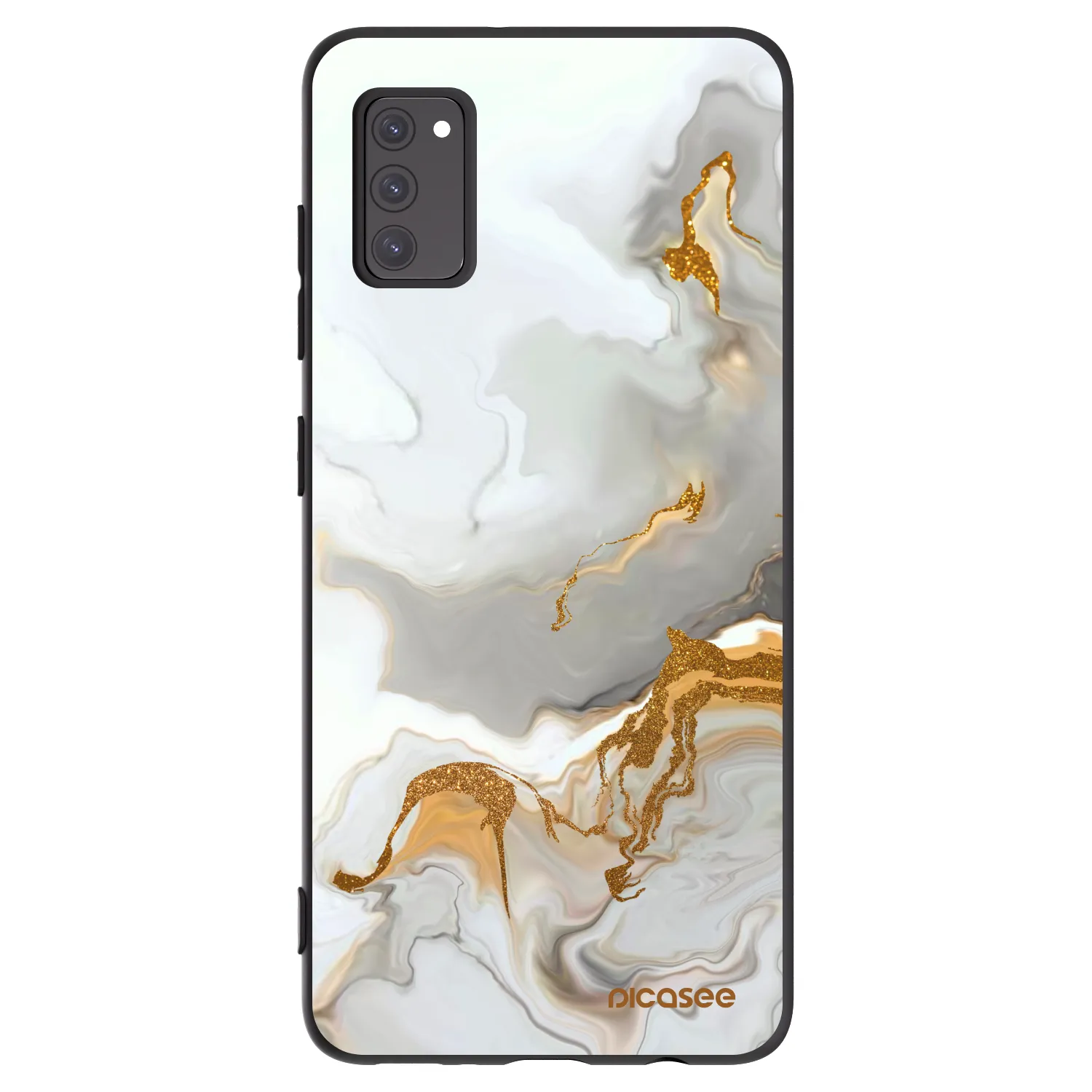 Picasee silikonowe czarne etui na Samsung Galaxy A41 A415F - Her