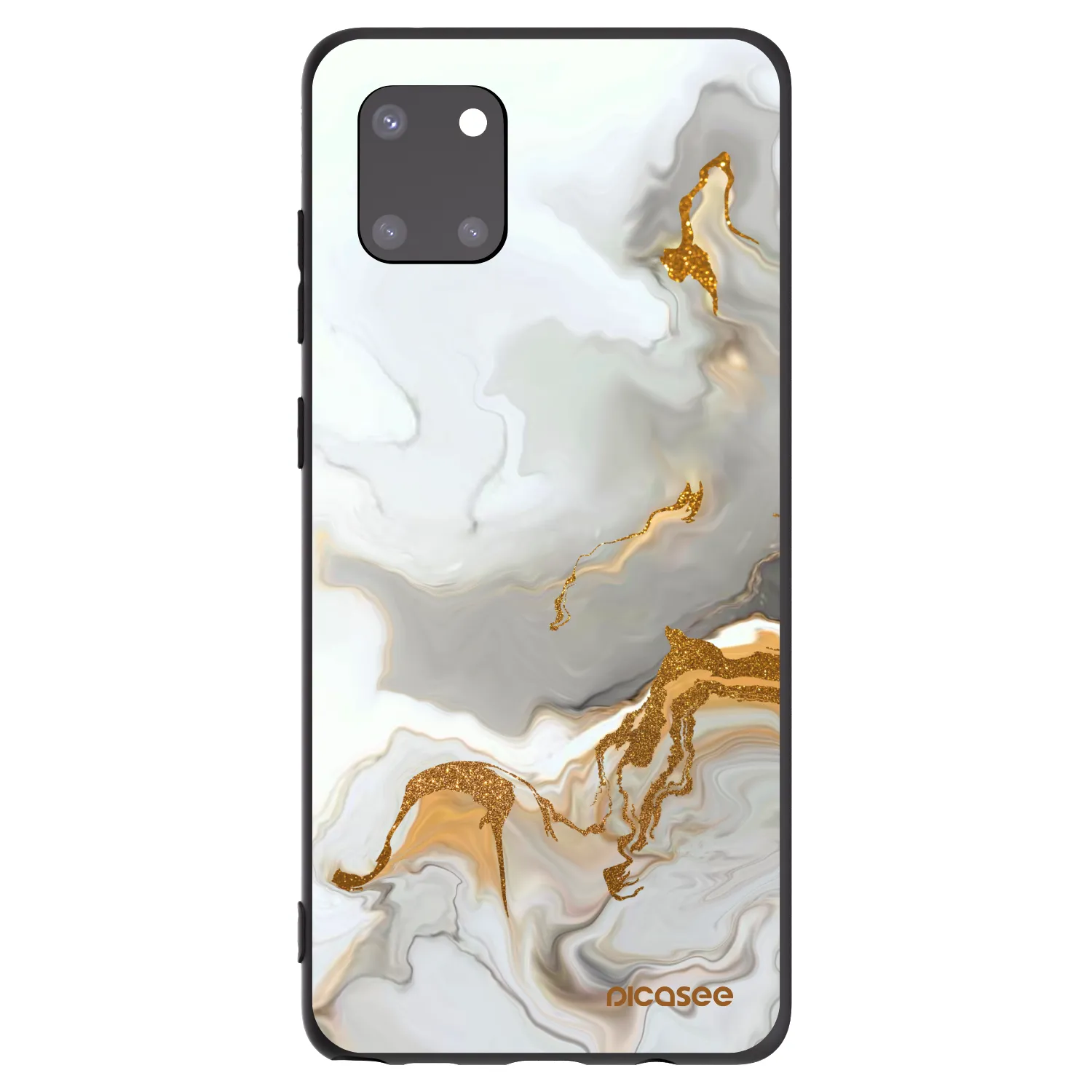 Picasee silikonowe czarne etui na Samsung Galaxy Note 10 Lite N770F - Her