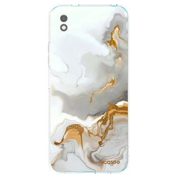 Picasee silikonowe czarne etui na Xiaomi Redmi 9A - Her