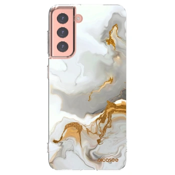 Picasee silikonowe przeźroczyste etui na Samsung Galaxy S21 5G G991B - Her