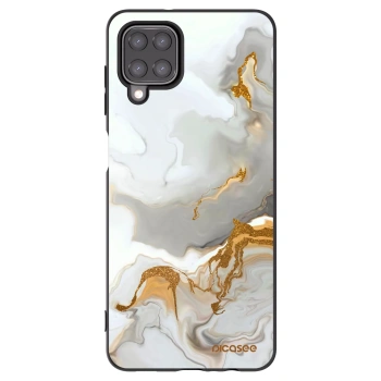 Picasee silikonowe czarne etui na Samsung Galaxy A12 A125F - Her