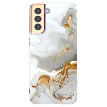 Picasee silikonowe przeźroczyste etui na Samsung Galaxy S21+ 5G G996F - Her