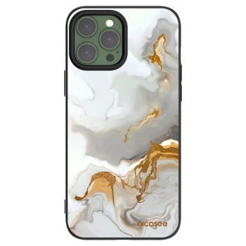 Picasee silikonowe czarne etui na Apple iPhone 13 Pro Max - Her