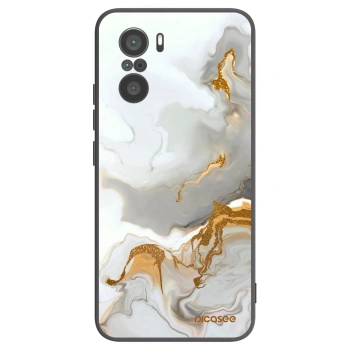 Picasee silikonowe czarne etui na Xiaomi Poco F3 - Her