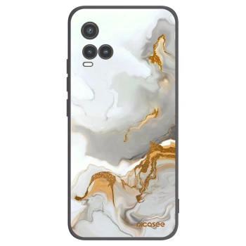 Picasee silikonowe czarne etui na Vivo Y33s - Her