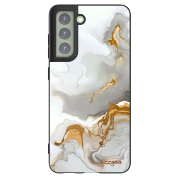 Picasee silikonowe czarne etui na Samsung Galaxy S21 FE 5G - Her