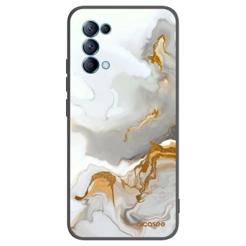 Picasee silikonowe czarne etui na OPPO Reno 5 5G - Her