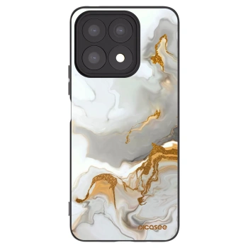 Picasee silikonowe czarne etui na Honor X8a - Her