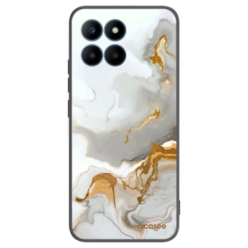 Picasee silikonowe czarne etui na Honor 70 Lite - Her