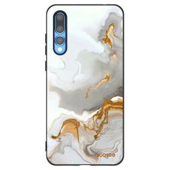 Picasee silikonowe czarne etui na Huawei P20 Pro - Her