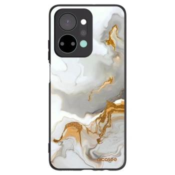 Picasee silikonowe czarne etui na Honor X7a - Her