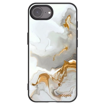 Picasee silikonowe czarne etui na Apple iPhone 16e - Her