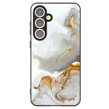 Picasee silikonowe czarne etui na Samsung Galaxy S24 FE S721B - Her