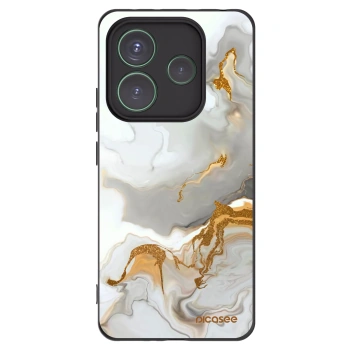 Picasee silikonowe czarne etui na Xiaomi Redmi Note 14 5G - Her