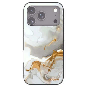 Picasee silikonowe czarne etui na Apple iPhone 17 Pro - Her