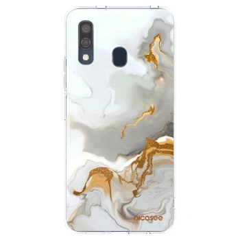 Picasee silikonowe przeźroczyste etui na Samsung Galaxy A40 A405F - Her