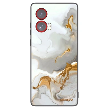 Picasee silikonowe czarne etui na Motorola Edge 50 Fusion - Her